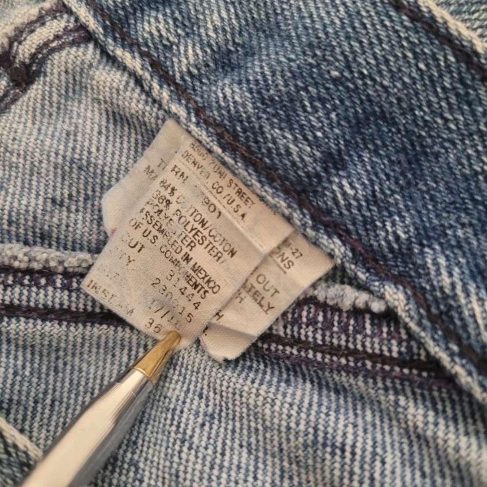 Vintage Rocky Mountain Rockies Lightwash High Waist Denim Jeans Size 17 / 18 - Picture 6 of 6